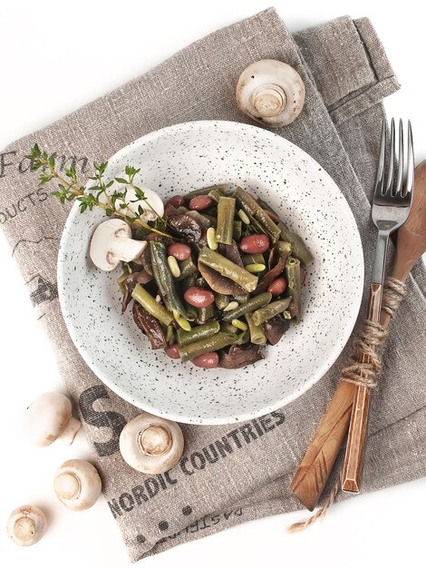 Główne danie na stole